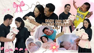 BABY ANN CARLOS KONTROL KE DOKTER PERTAMA KALI