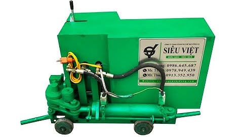 Máy cắt uốn sắt CB-25 Sản xuất tại Việt Nam