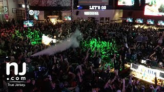 Philly Special TD: Eagles fans at Xfinity Live! celebrate