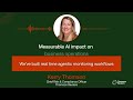 Measurable AI impact on business operations