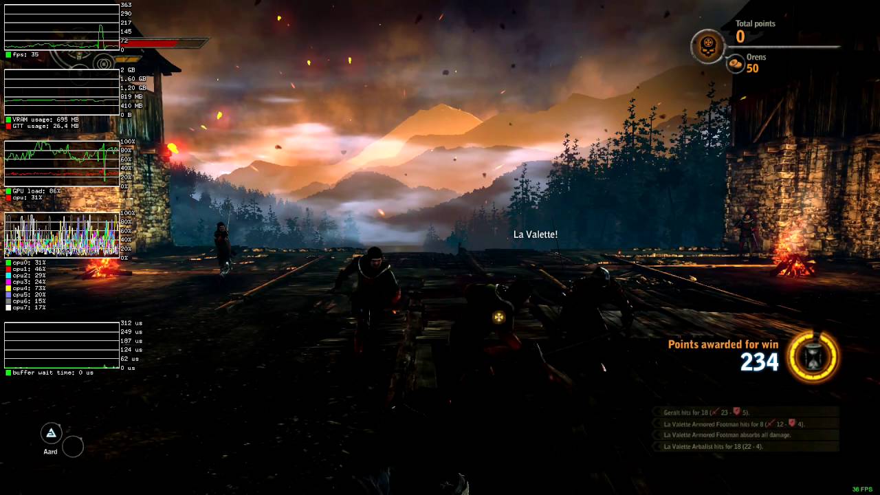 Witcher 2 HD 7970M radeonsi medium