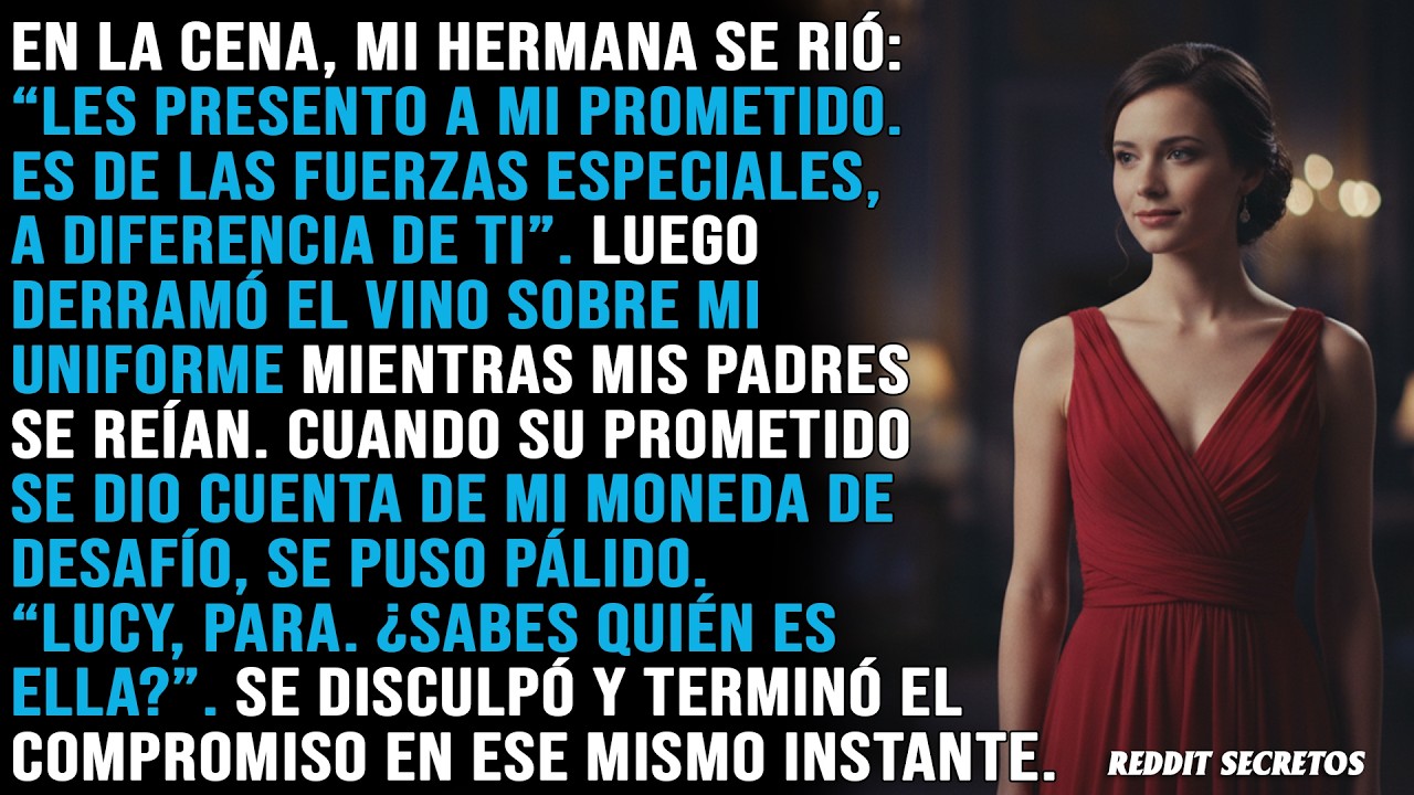 En la cena, mi hermana se rió: “Les presento a mi prometido. Es de las fuerzas especiales...