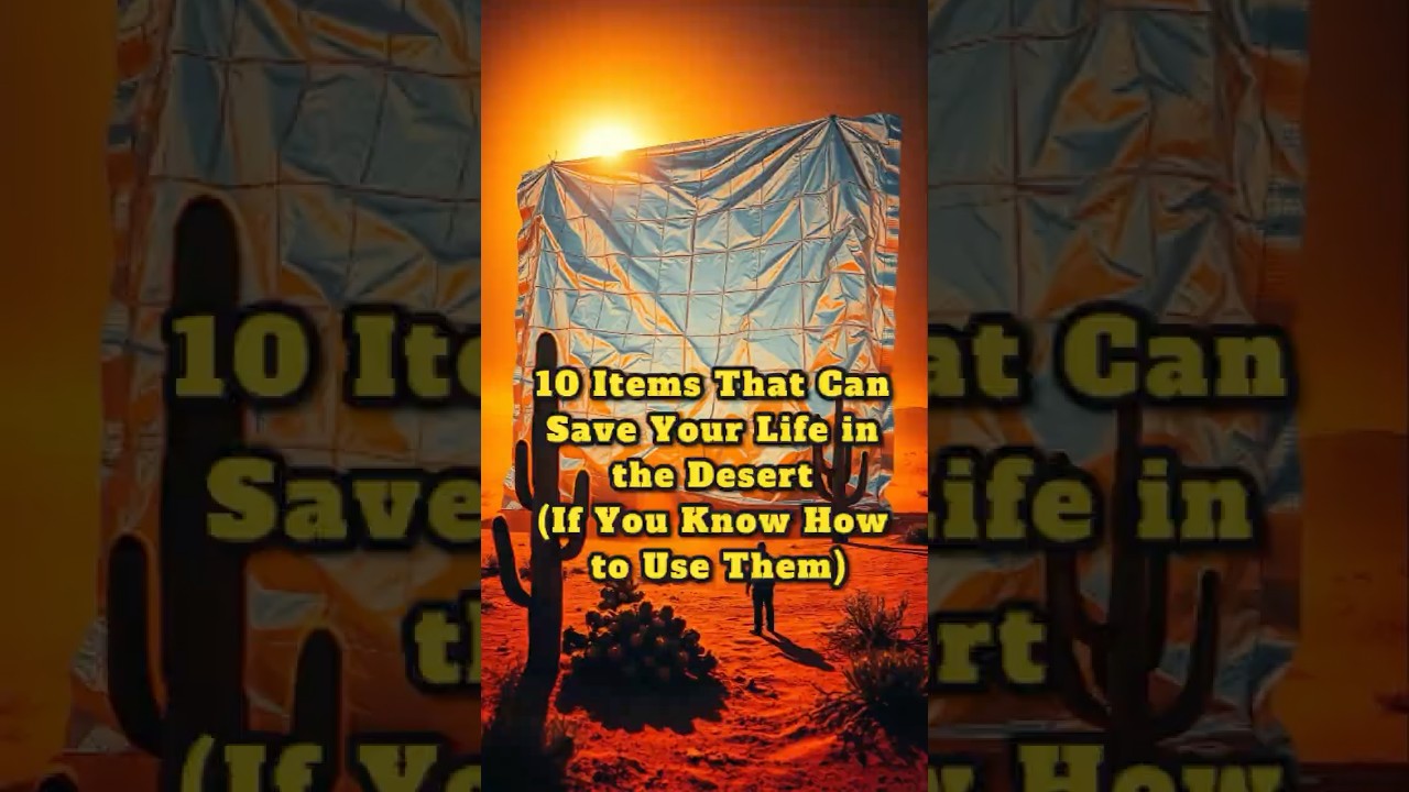10 Items That Can Save Your Life in the Desert