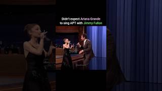 Ariana Grande sings APT with Jimmy Fallon
