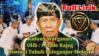 Kidung Wargasari Versi I Made Rajeg || Diiring Tabuh Baleganjur Melasti.