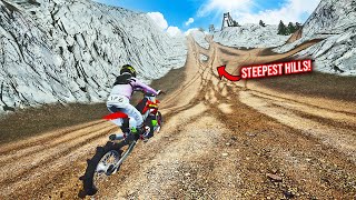 HITTING THE STEEPEST HILLCLIMBS YOU WILL EVER SEE!? (MX BIKES)