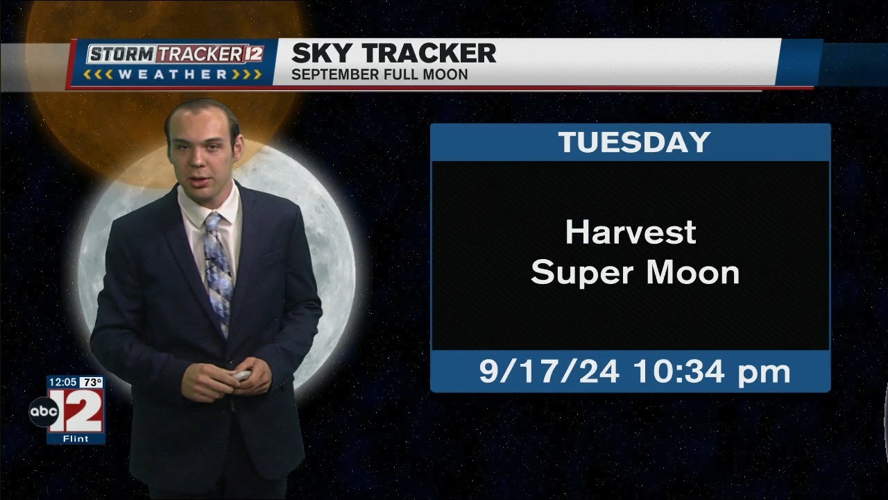 Full harvest supermoon will also create a partial lunar eclipse - YouTube