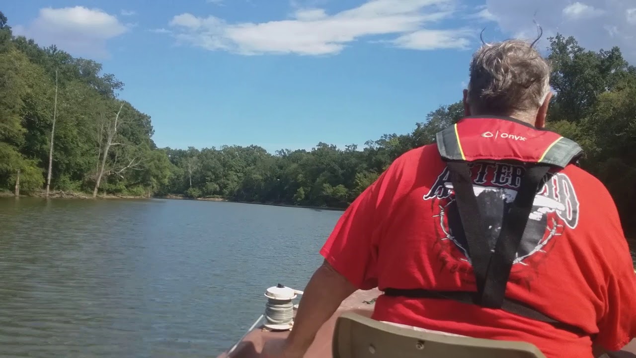 Sabine river at the foot of Toledo Bend