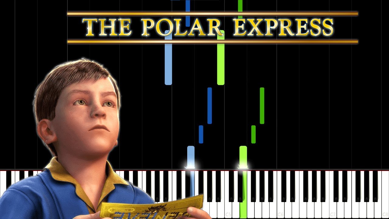 The Polar Express - Believe (Piano Tutorial) [Synthesia] - YouTube