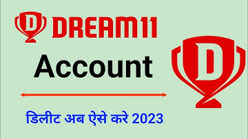 how to delete dream11 account permanently | dream11 account delete kaise kare | dream11 delete kare