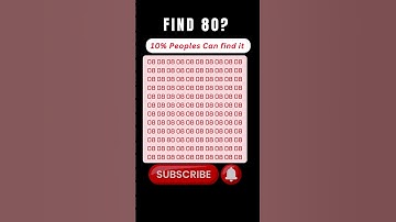 Can you find 80 | #viral #shorts #short #brainteaser #challenge #mindgames