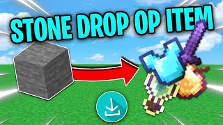 Minecraft PE/BE, But STONE GIVES OP Items Download | 1.21+ | mrgamingisop | Android/IOS, Windows, PS screenshot 1