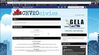 Chv2O - Civics Homepage Tutorial