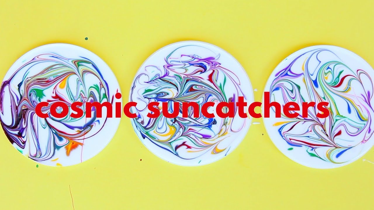 DIY Suncatcher: How to Make Cosmic Suncatchers - Babble Dabble Do