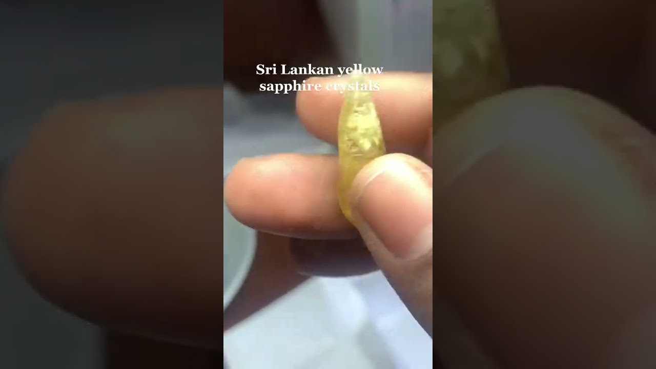 #  Sri Lankan Sapphire crystal #  ct 13#  Sales Inquiries : +94775606710 (Available in WhatsApp)