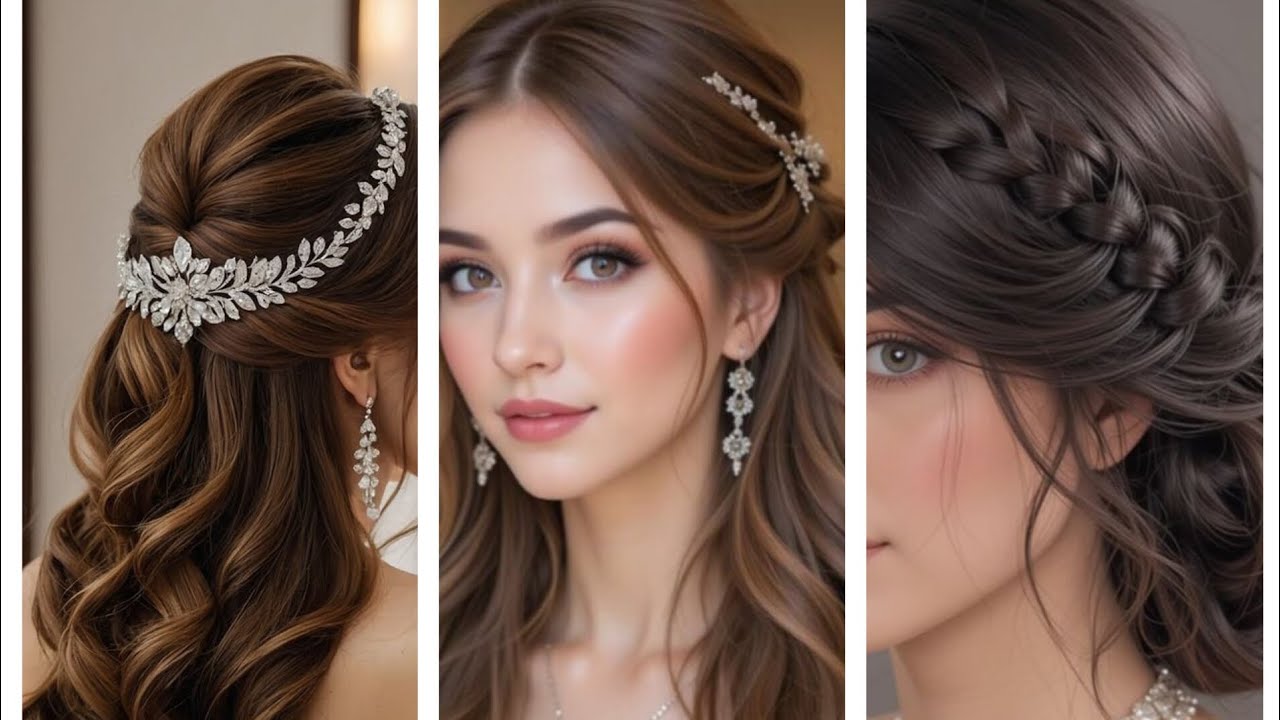 Hair styling wedding hairstyle party hairstyle all type of hairstyle just look like a wow#foryou