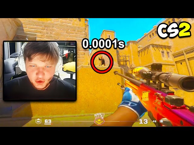 S1MPLE SHOWS 0.0001s REACTION TIME IN CS2! VALVE DID NOT FIX CS2! COUNTER-STRIKE 2 CSGO Twitch Clips class=