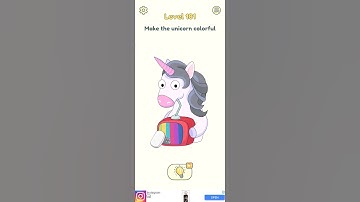 Dop 2 l Delete One part | Make the unicorn colorful | Level 181 #short | Zimraan Gamer |