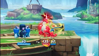 Shaggy Double KO mortals with a simple kick