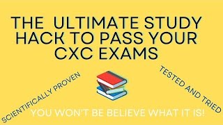 The ultimate Study Hack to pass your CXC Exams 2026
