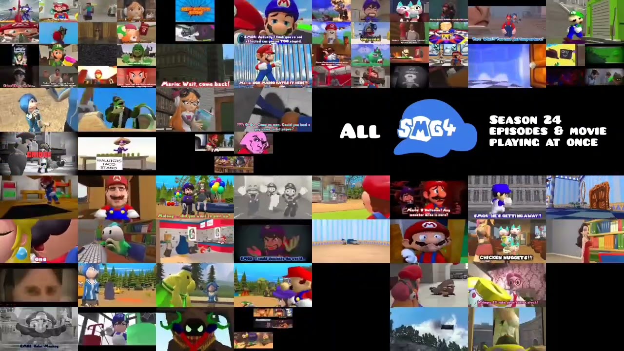 All SMG4 S23-26 Episodes & Movies Playing At Once