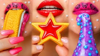 ASMR Crystal & Soft Emoji Candy Mukbang 🌈💐🍭 | Relaxing Eating Sounds | Kashi asmr screenshot 3