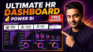 HR Dashboard in Power BI | HR Analytics Project for Beginners