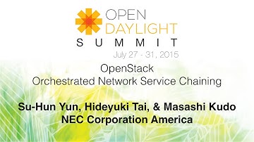 OpenStack Orchestrated Network Service Chaining