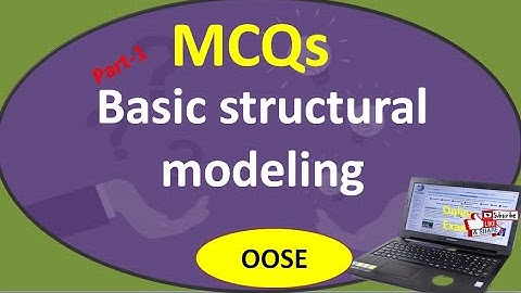 OOSE MCQs Basic Structural Modeling  Software Engineering|Object oriented software Engineering MCQs