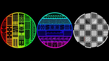 The Rainbow & Monochrome Circles! - Marble Race Elimination In Algodoo