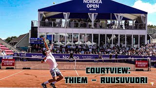 Courtview Highlights Dominic Thiem - Emil Ruusuvuori, Bastad 2022, 4K