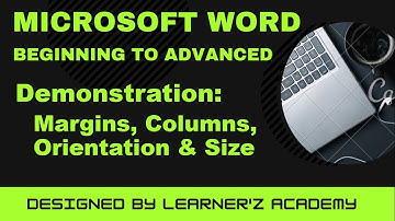 How to set Page Setup (Margins, Columns, Orientation & Size) in MS Word 2016/2019/365 in Hindi