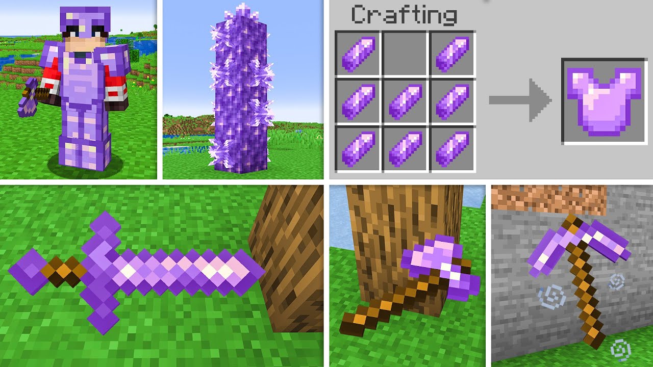 Minecraft SI l'AMÉTHYSTE était UTILE ! YouTube