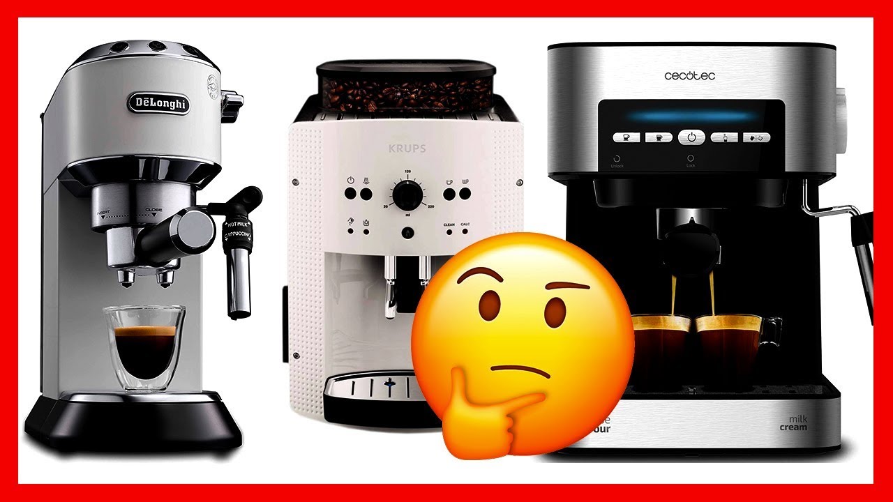 ☕ COMPARAMOS las 3 CAFETERAS para ESPRESSO y CAPUCHINO más VENDIDAS hoy en  amazon 🔥 - YouTube