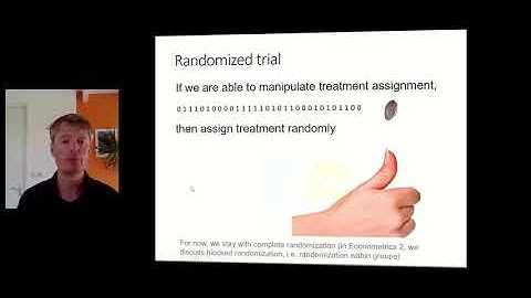 Ectrics 1- week 2 - How RCTs work (part a)