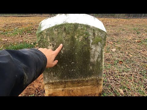 FORGOTTEN GRAVES IN THE TENANT FARMER CEMETERY | NEWNAN GEORGIA