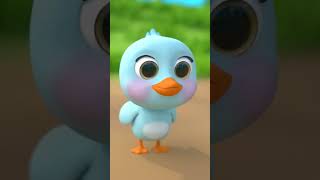 5 Little Ducks Learn Colors & Numbers #animatedrhymes #babysongs #nurseryrhymes #shortsfeed