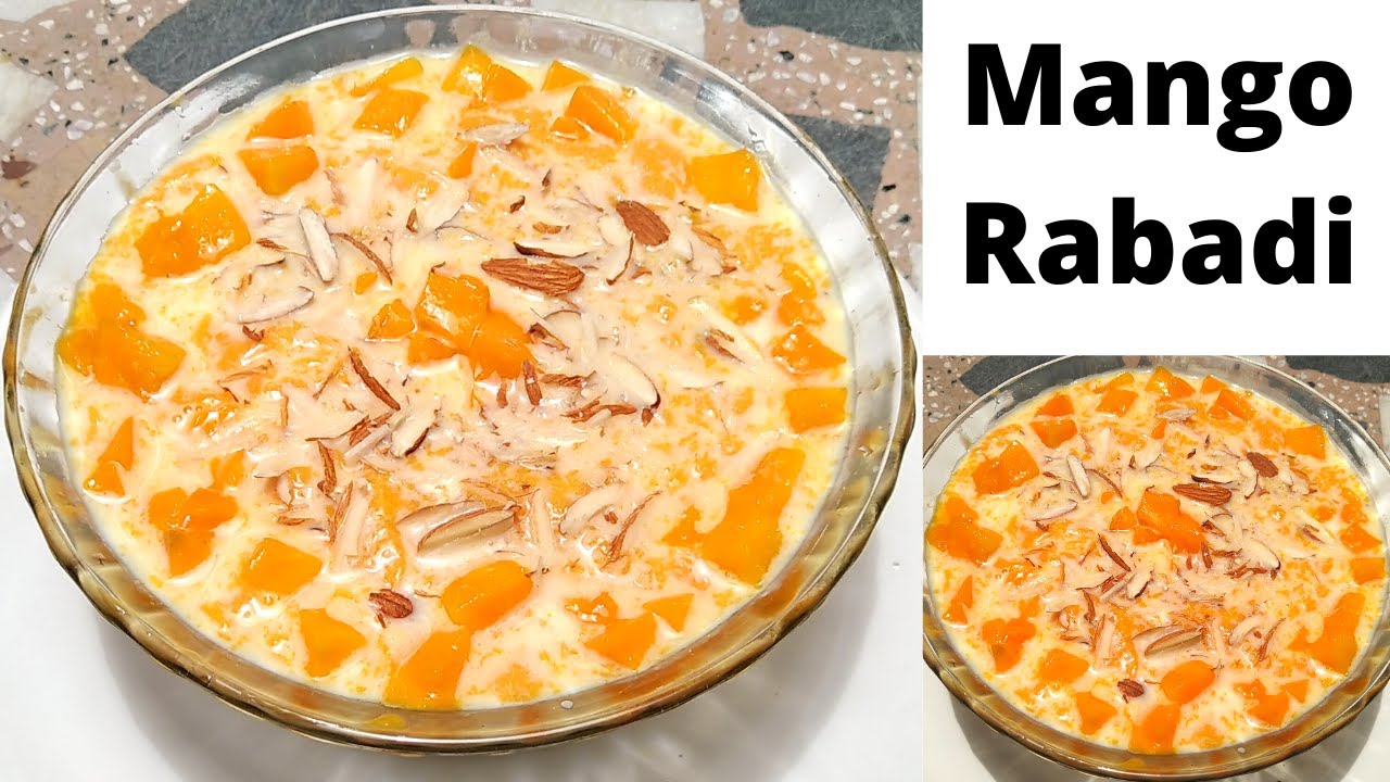 બનાવો બજાર જેવી મેંગો રબડી ફક્ત 2 વસ્તુ માંથી / Mango Rabdi / Aam Ki ...