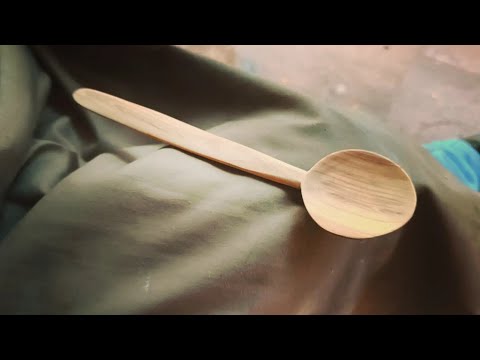 DUT AĞACINDAN SERVİS KAŞIĞI YAPIMI