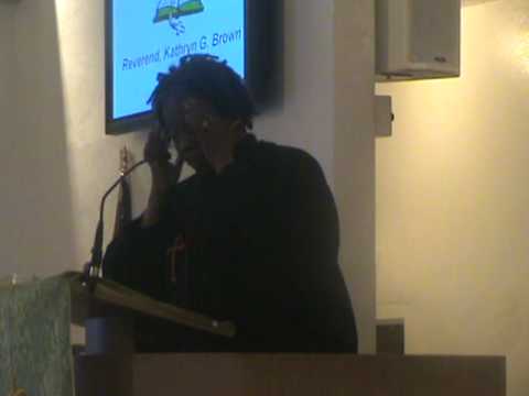 Reverend Kathryn G. Brown sermon: We Cannot Make It In Life Alone. 11-14-10.