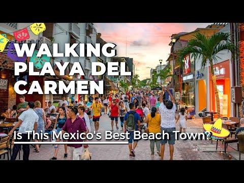 🇲🇽 Playa del Carmen | 5th Avenue Ooaxaca | Mexico Walking Tour