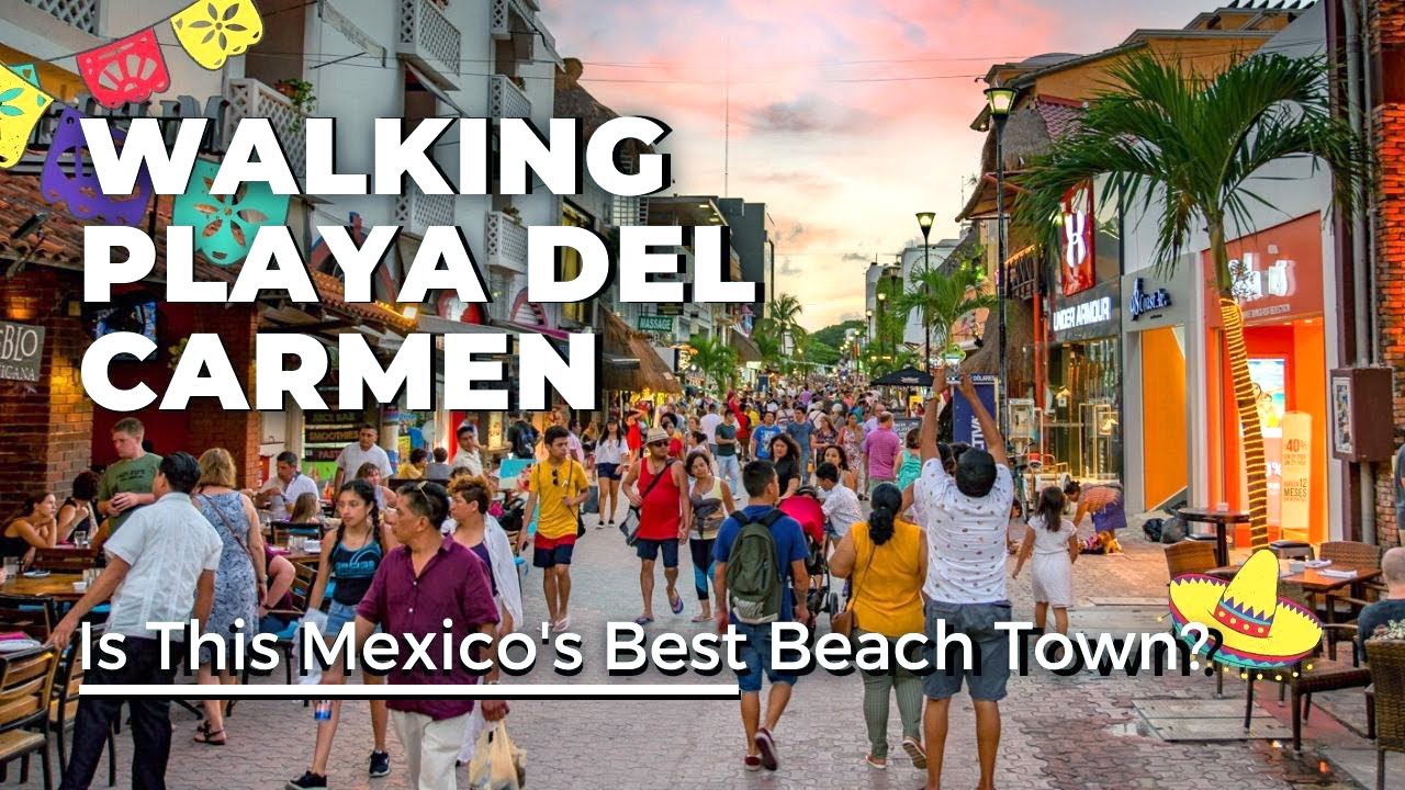 Messico | Viale 5th | Tour a Piedi 4K