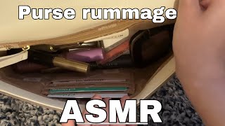 Purse tour/Rummage - ASMR (Looped) No talking