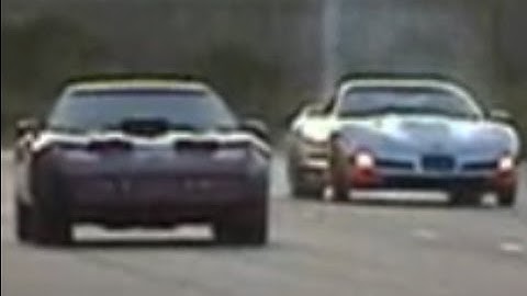 427 C5 Z06 vs 12 Sec C4 Corvette