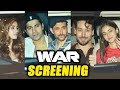 WAR Biggest Screening | Hrithik Roshan, Varun Dhawan, Tiger Shroff, Disha Patani, Ananya Pandey