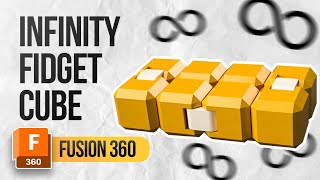 Celebrity Infinity Fidget Cube | Design for 3d printing | Fusion 360 Tutorial | Net Worth