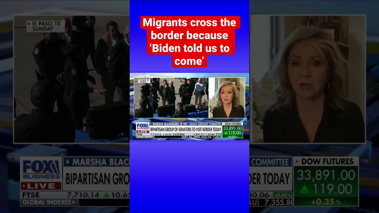 Why do migrants cross the border? ‘President Biden told us to come’ #shorts