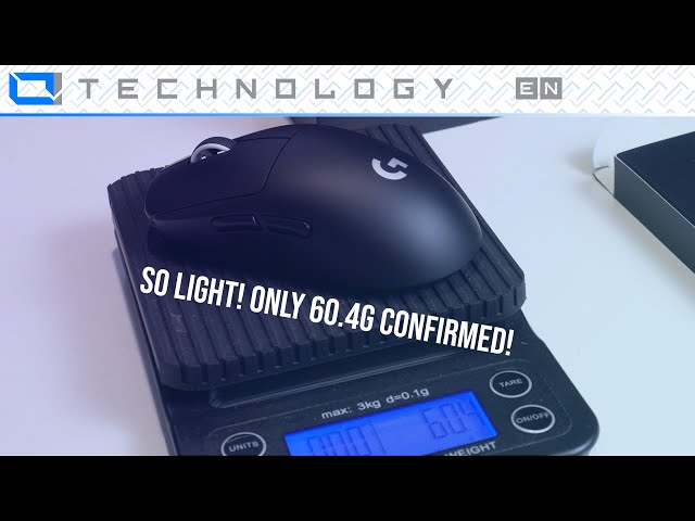 Only 60.4g! So Light! | Logitech G Pro X Superlight Wireless