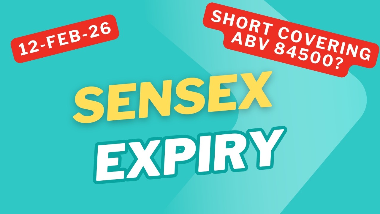 Прогноз по индексу Nifty (476) | Срок истечения Sensex | Bank Nifty | Анализ рынка 12 февраля 202...