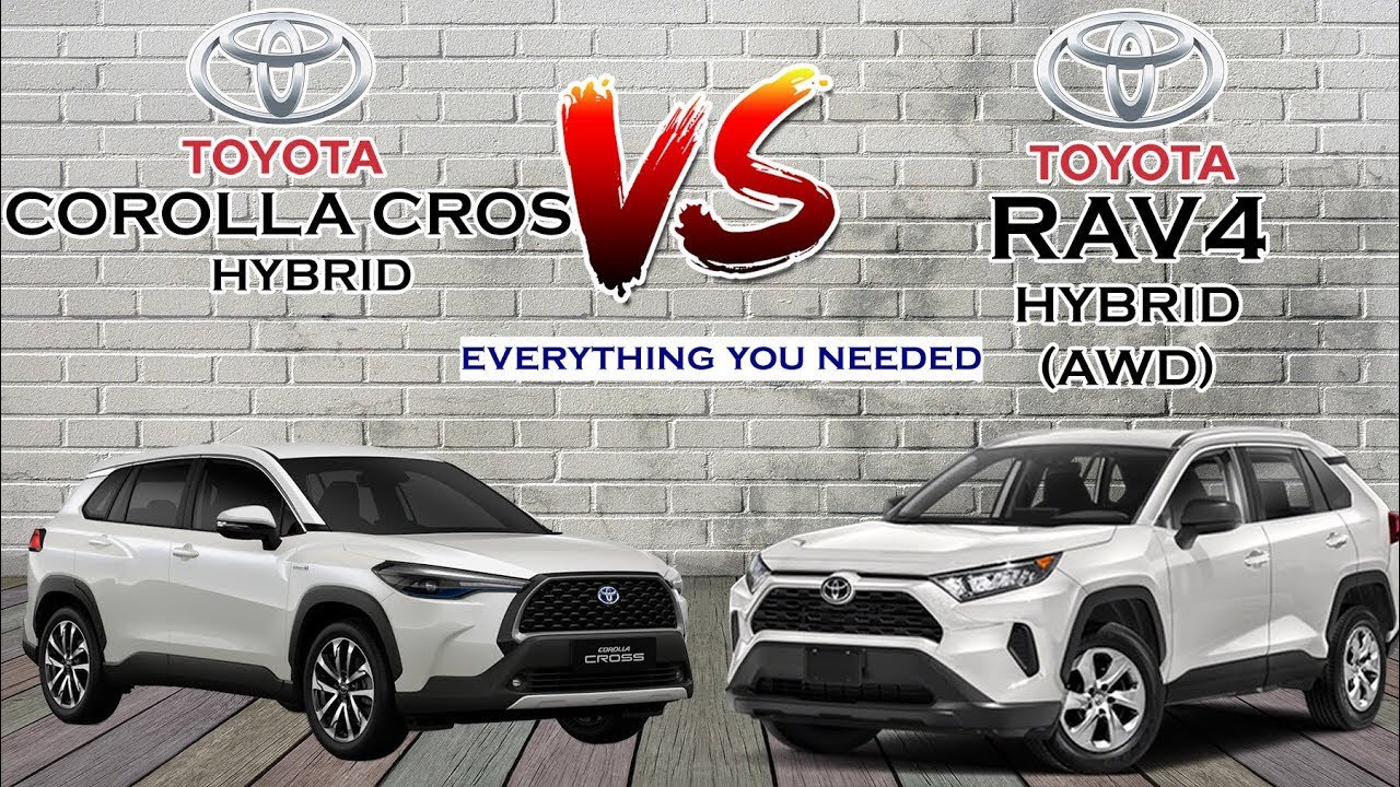 TOYOTA COROLLA CROSS Hybrid VS. TOYOTA RAV4 Hybrid E-Four ??????????????????????????????????????? ...